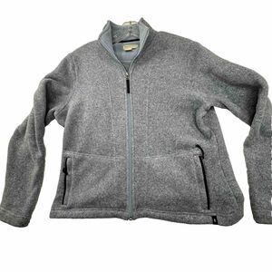 Royal Robbins Women's Size XL Short Heathered‎ Blue Full Zip Up Sweatshirt